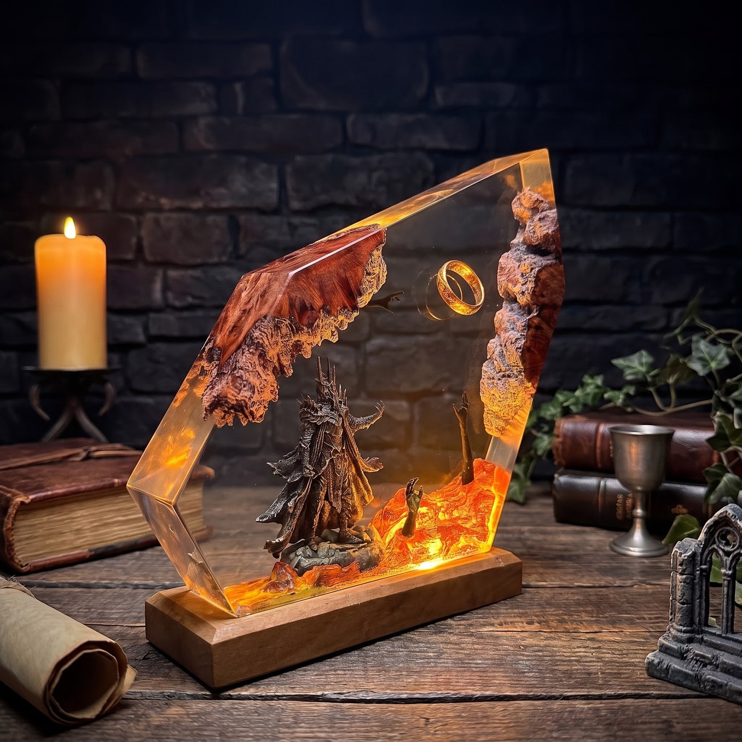 Sauron Lava LOTR Resin Lamp