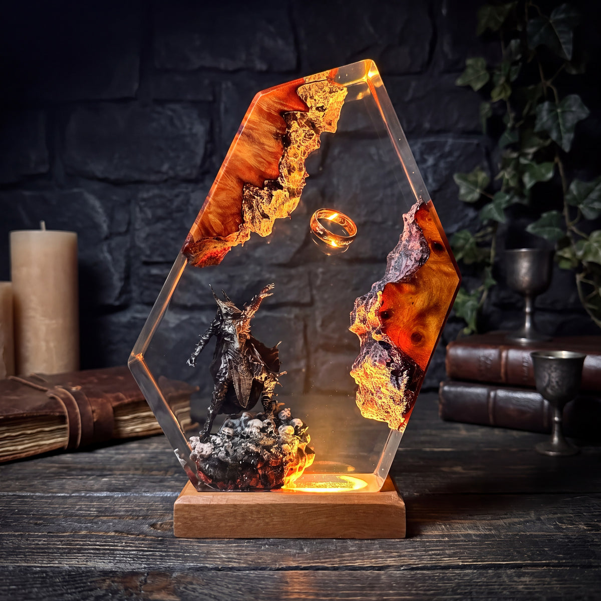 LOTR Resin Lamp