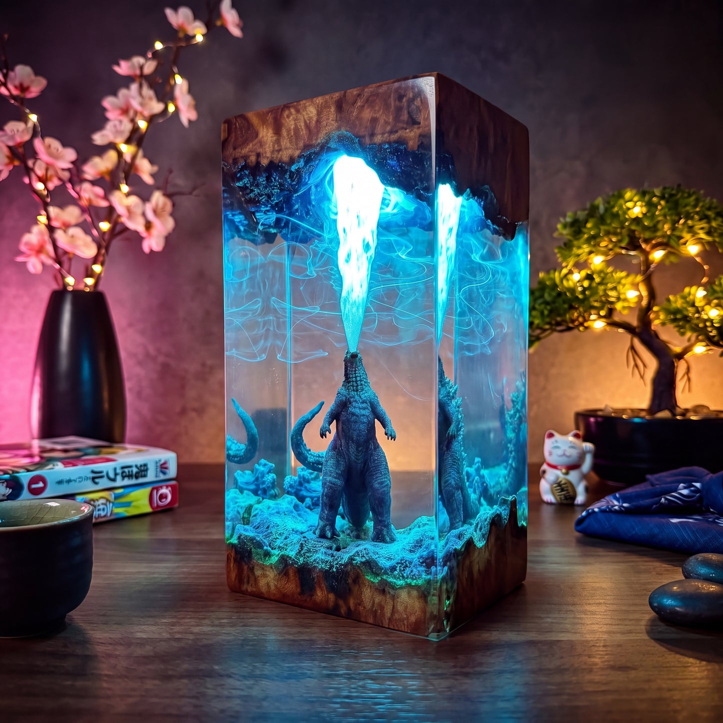 Godzilla 3 Resin Lamp