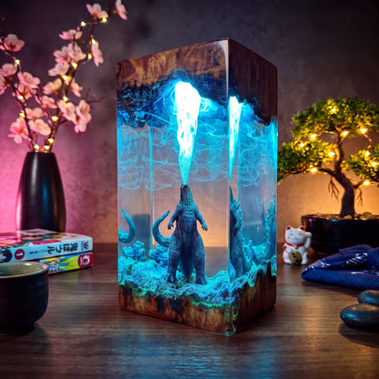 Godzilla 3 Resin Lamp