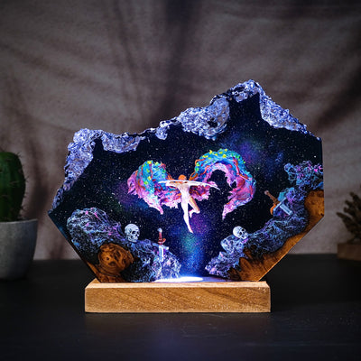 Malenia in the Space Resin lamp