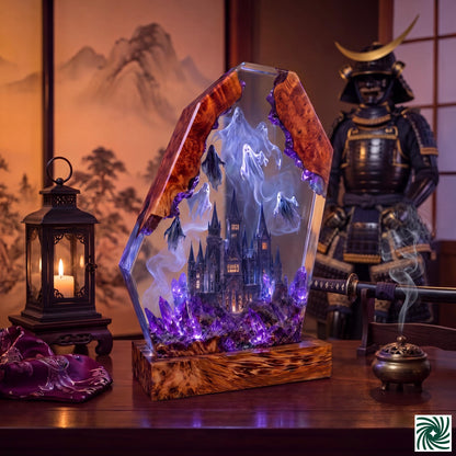 Halloween Resin Lamp