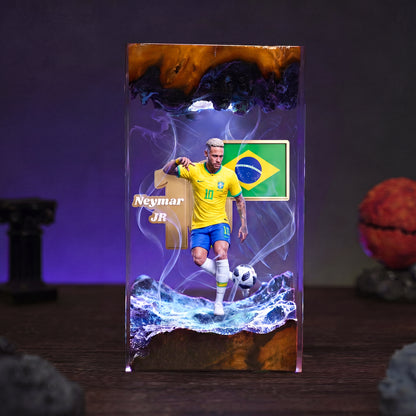 The Best Football Player Resin Lamp