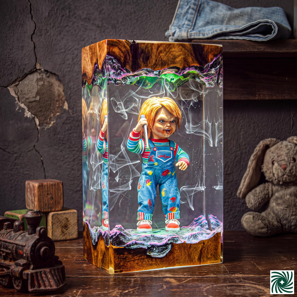 Chucky Resin Lamp