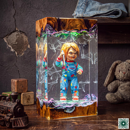 Chucky Resin Lamp