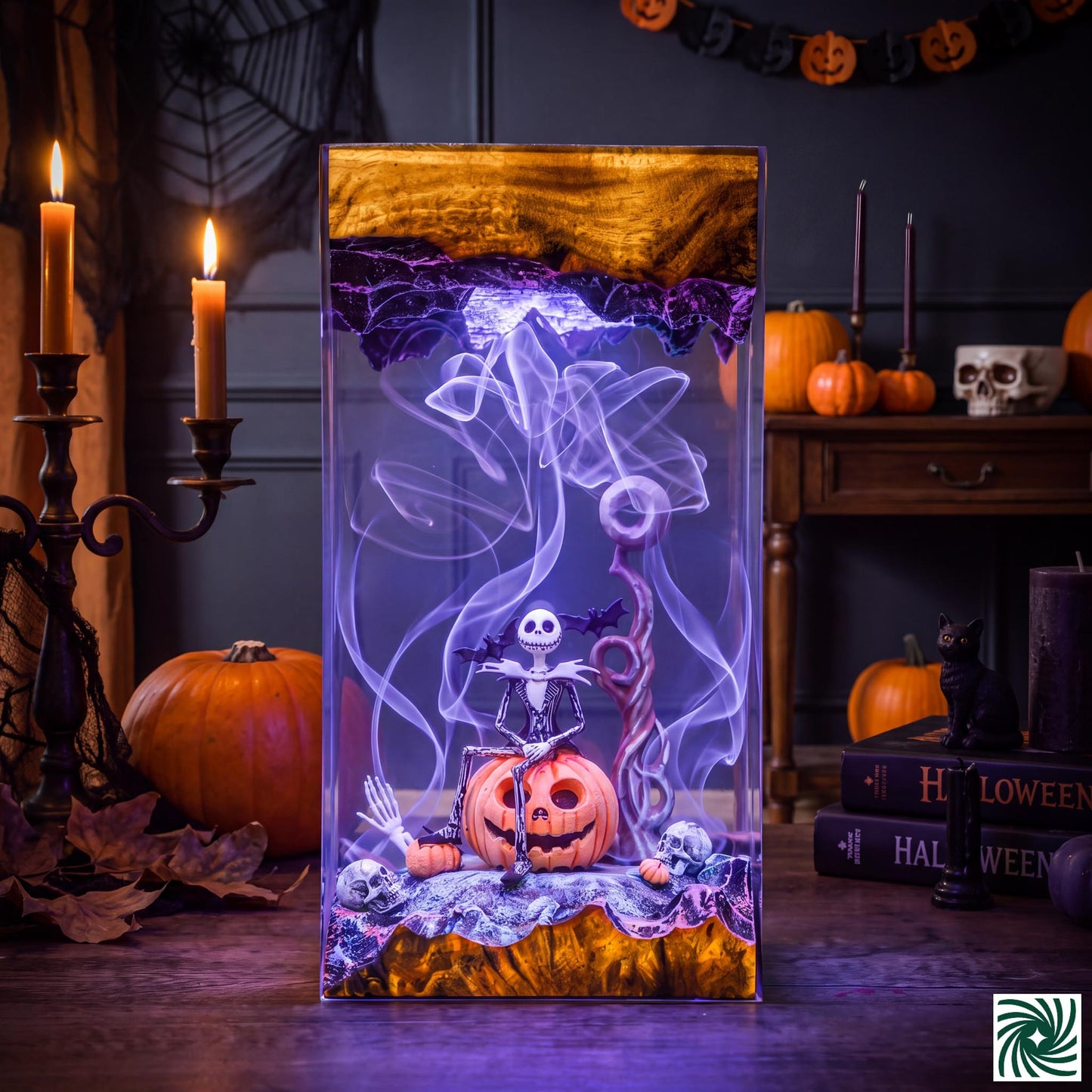 Halloween Resin Lamp