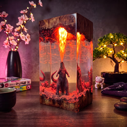 Godzilla 3 Resin Lamp