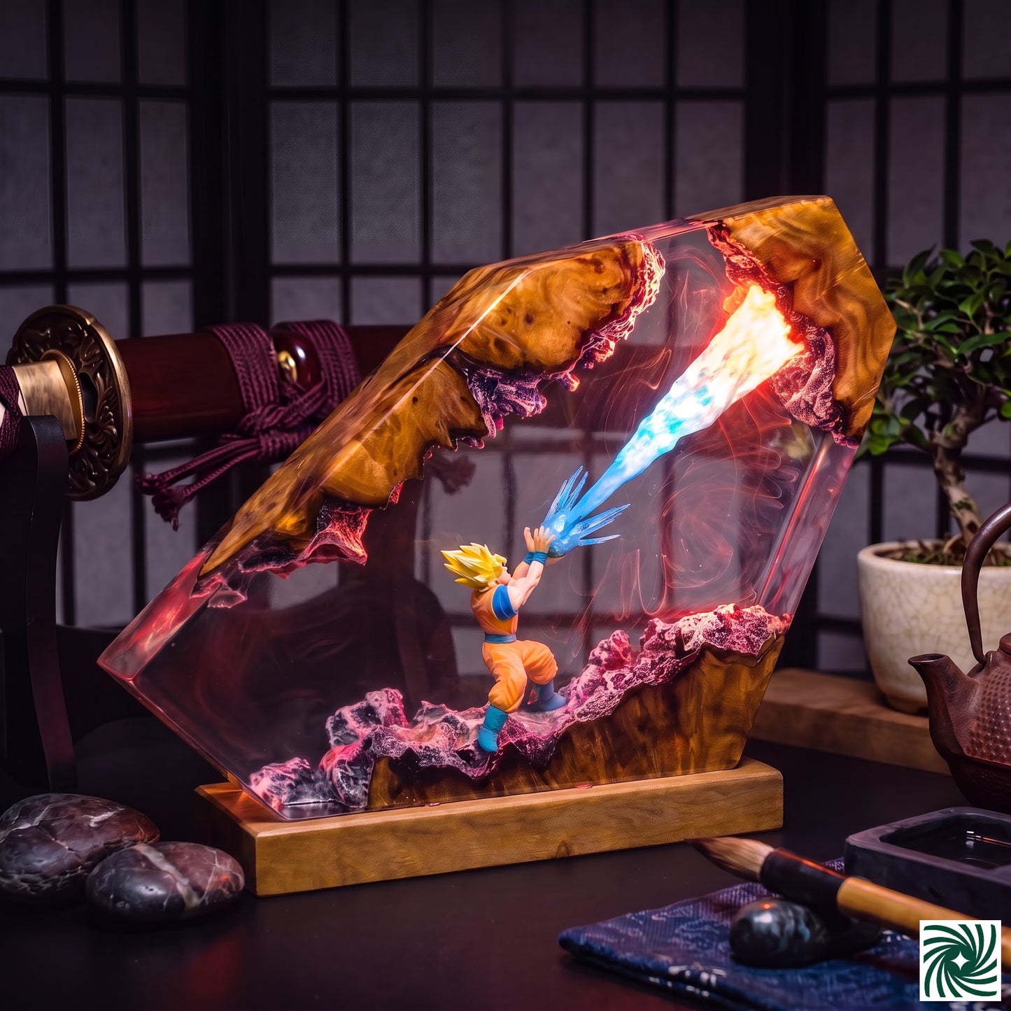 Goku Resin Lamp