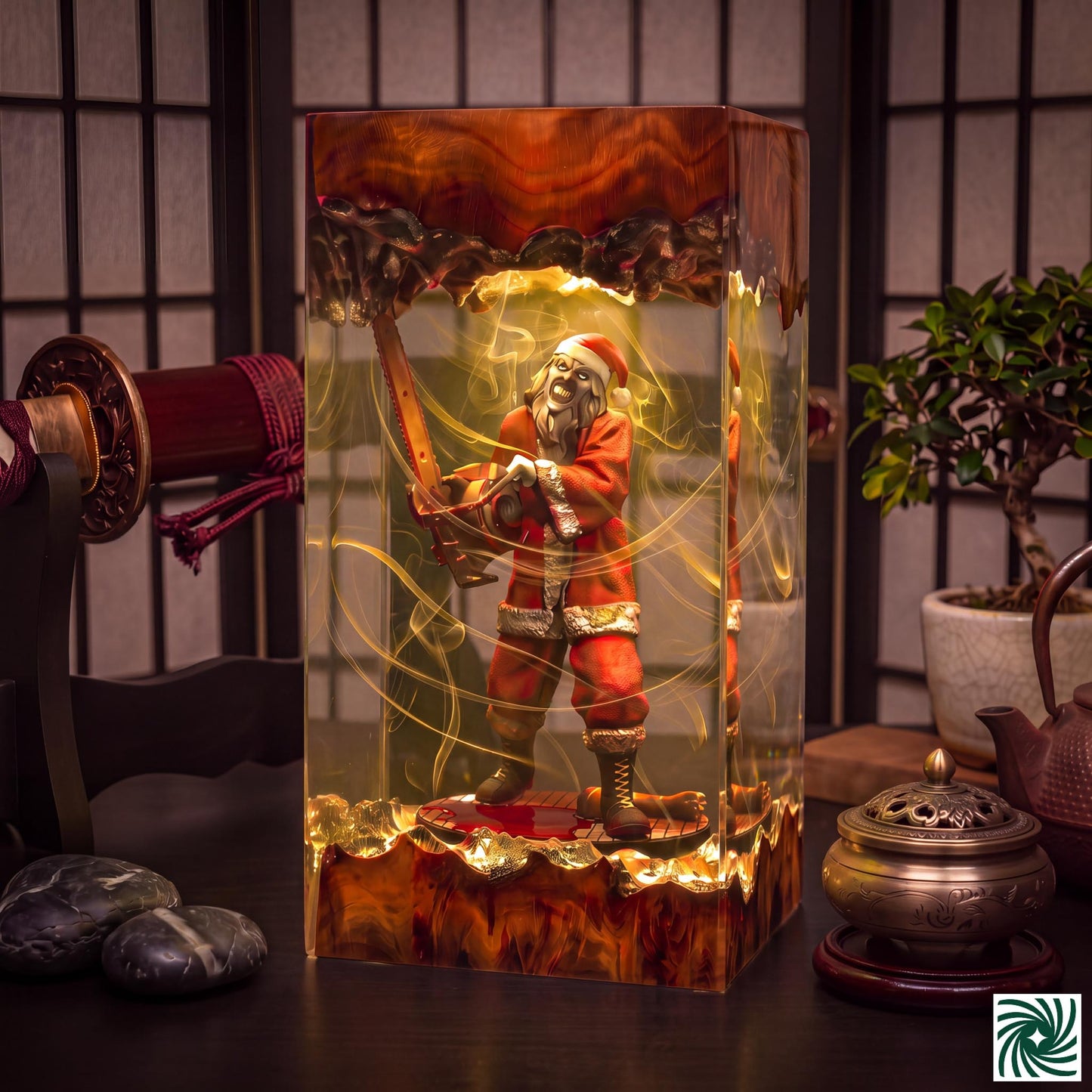 Halloween Resin Lamp