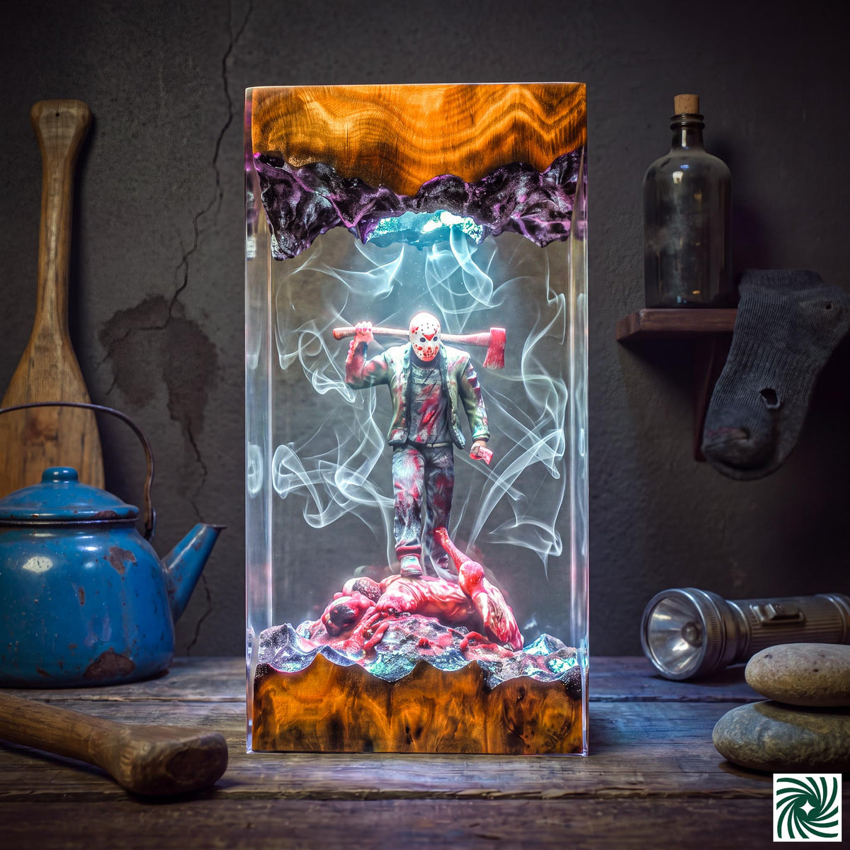 Jason Voorhees Resin Lamp