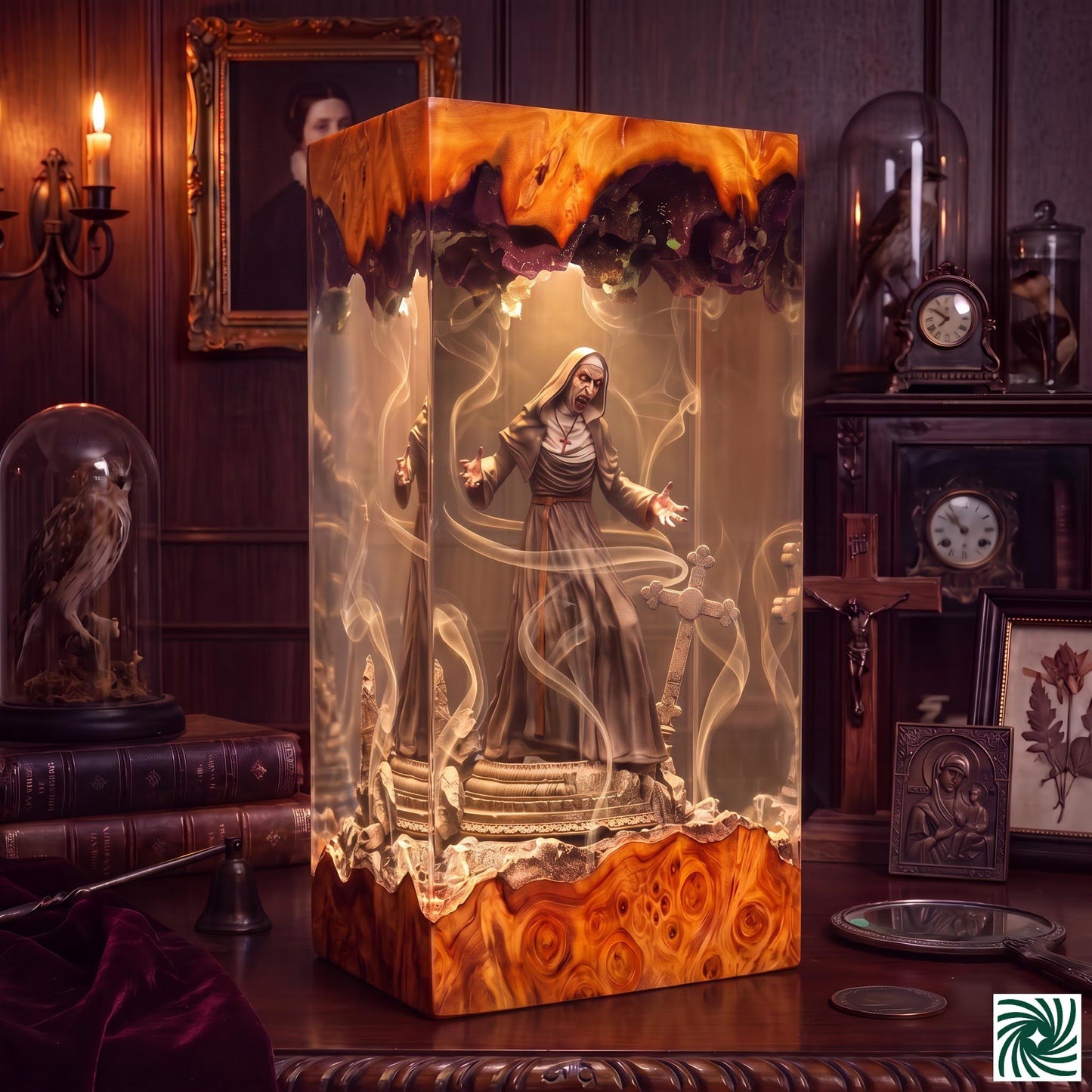 Halloween Resin Lamp