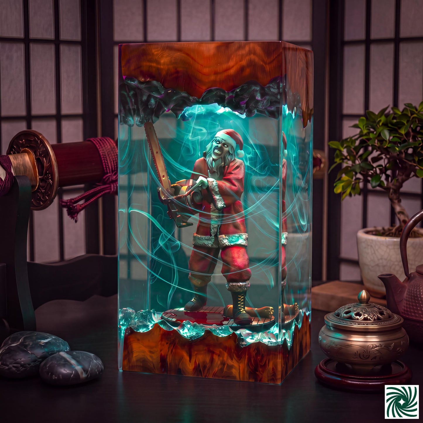 Halloween Resin Lamp