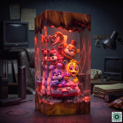 Halloween Resin Lamp