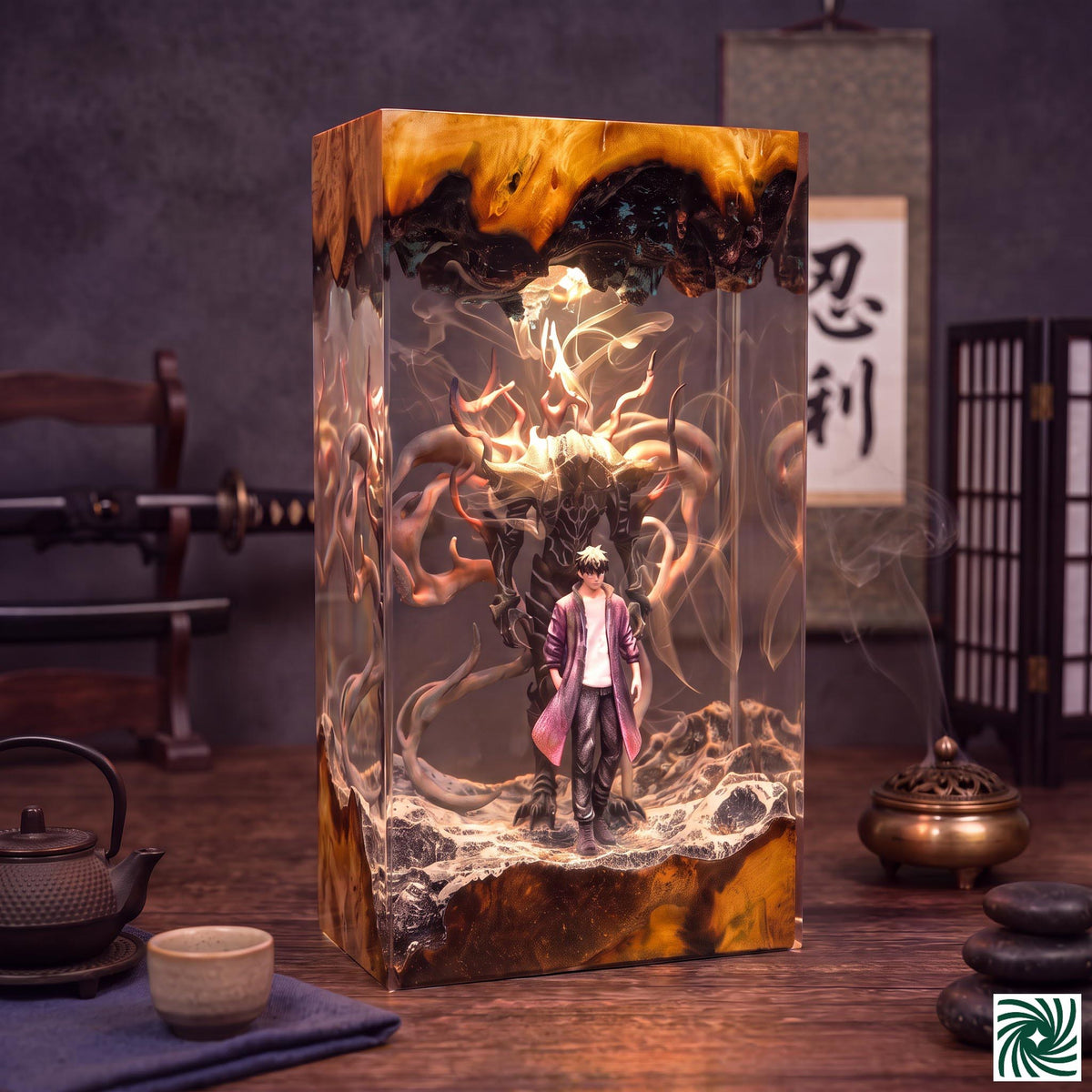 Jin-Woo & Beru Resin Lamp