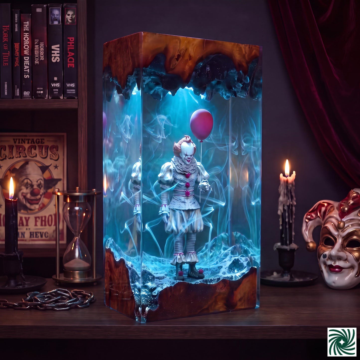 Halloween Resin Lamp