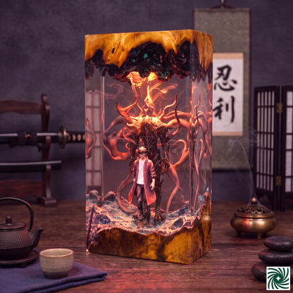 Jin-Woo & Beru Resin Lamp
