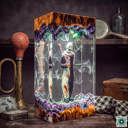 Art the Clown Resin Lamp