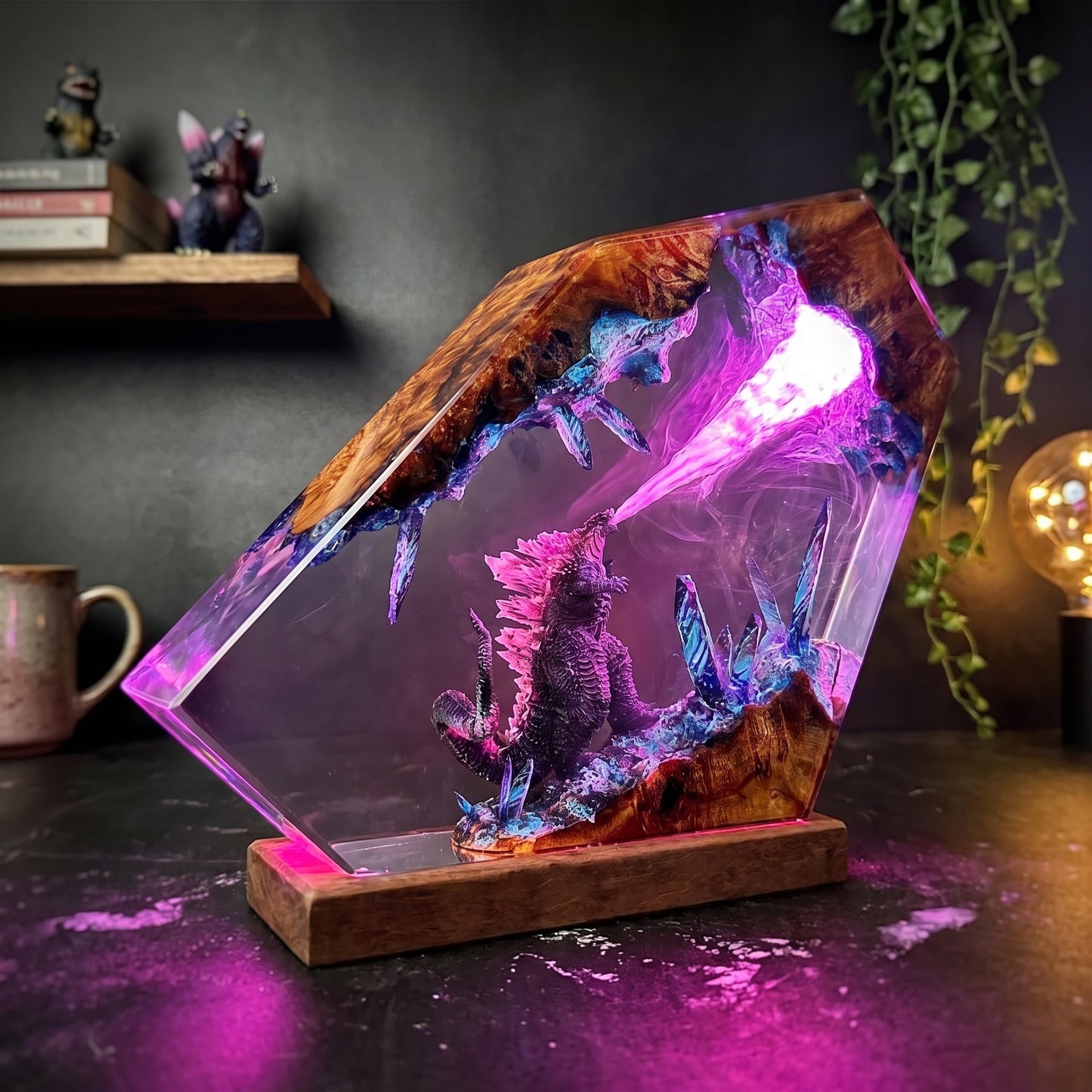 Godzilla 1 Resin Lamp