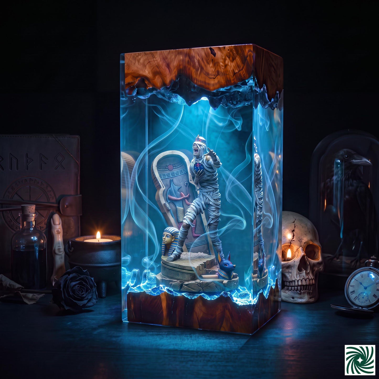 Halloween Resin Lamp