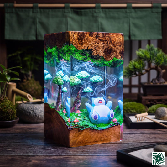 Snorlax Resin Lamp