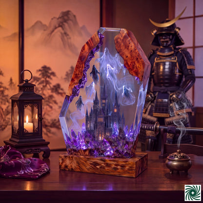 Halloween Resin Lamp