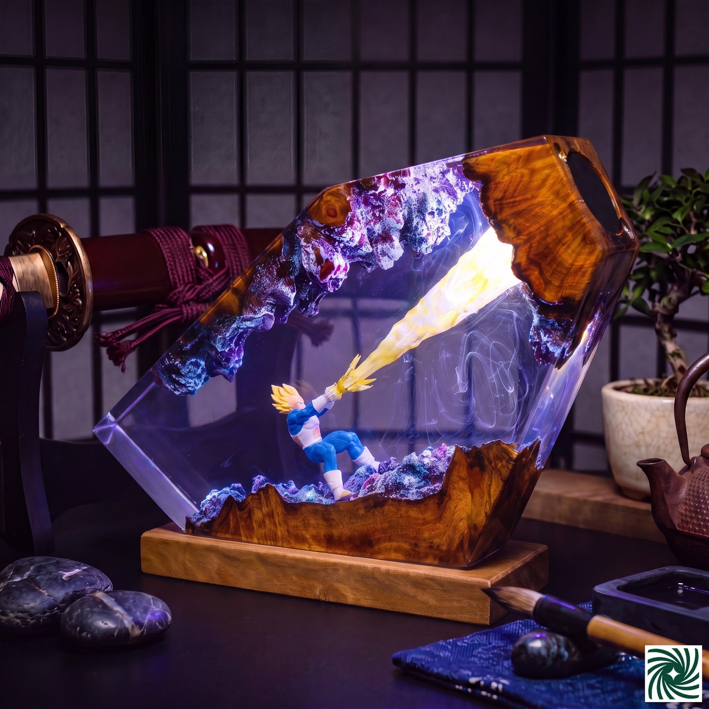 Vegeta Resin Lamp