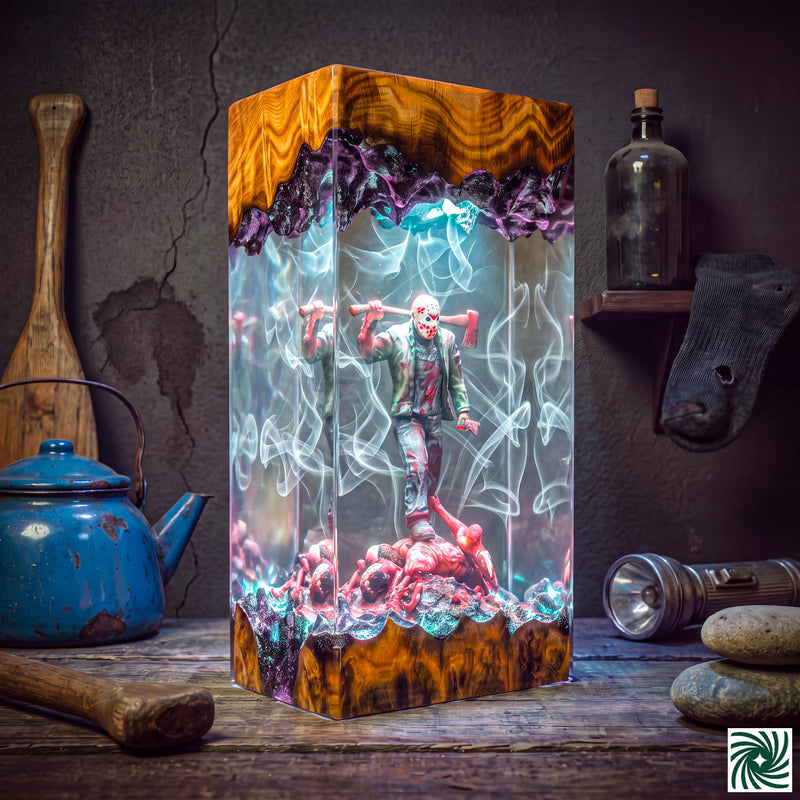 Jason Voorhees Resin Lamp
