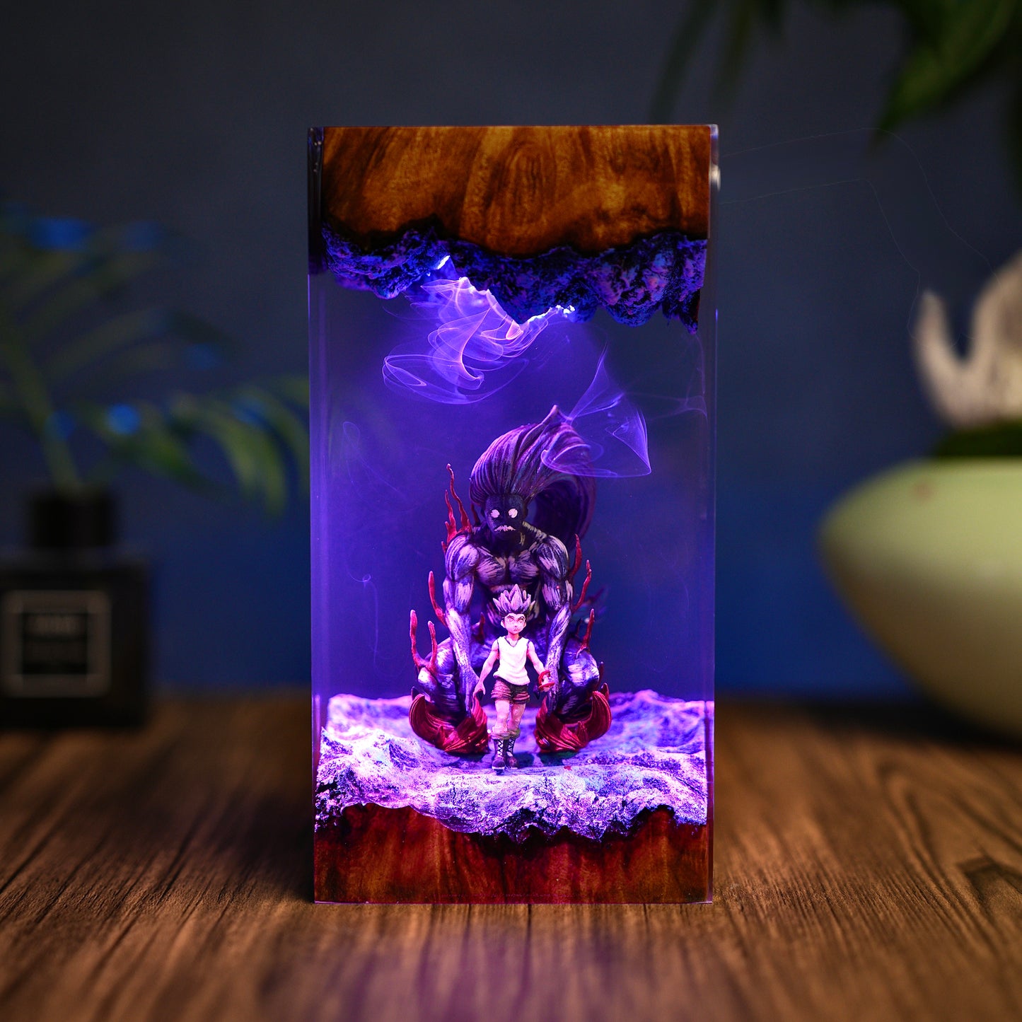 Rock-Paper-Scissors: Ancient Power Resin Lamp