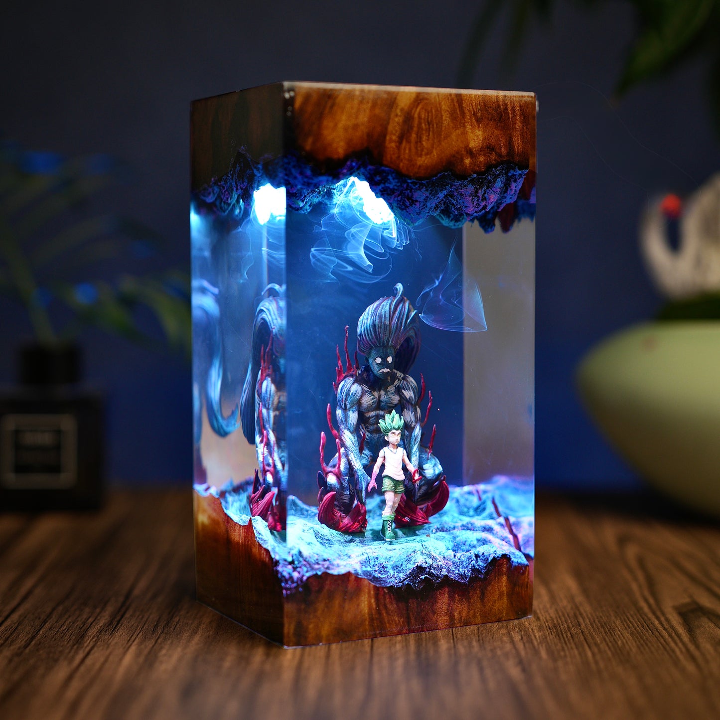 Rock-Paper-Scissors: Ancient Power Resin Lamp