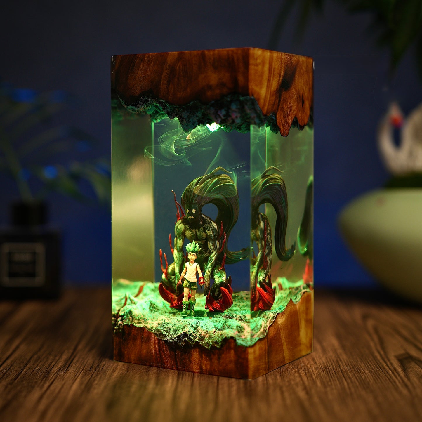 Rock-Paper-Scissors: Ancient Power Resin Lamp