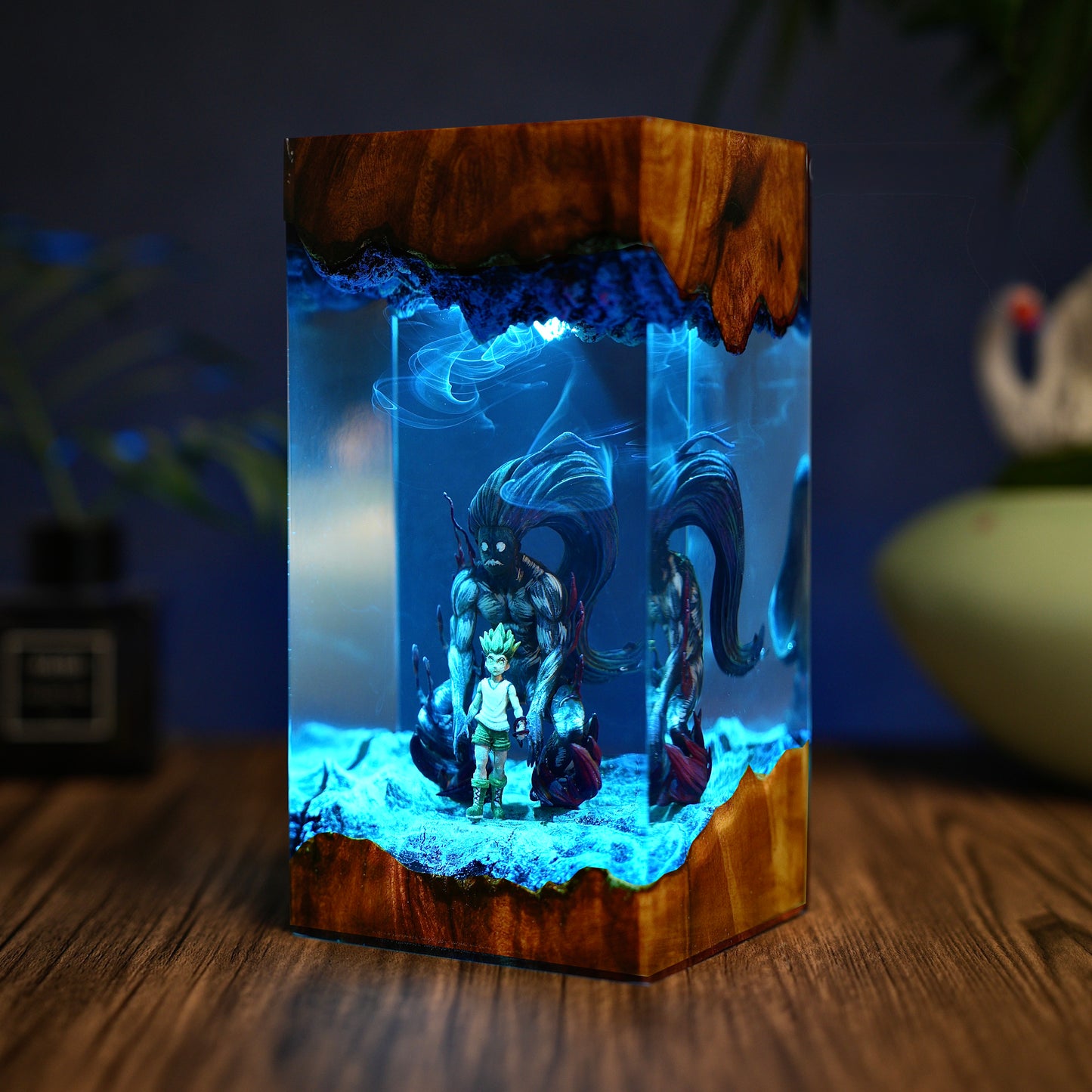 Rock-Paper-Scissors: Ancient Power Resin Lamp