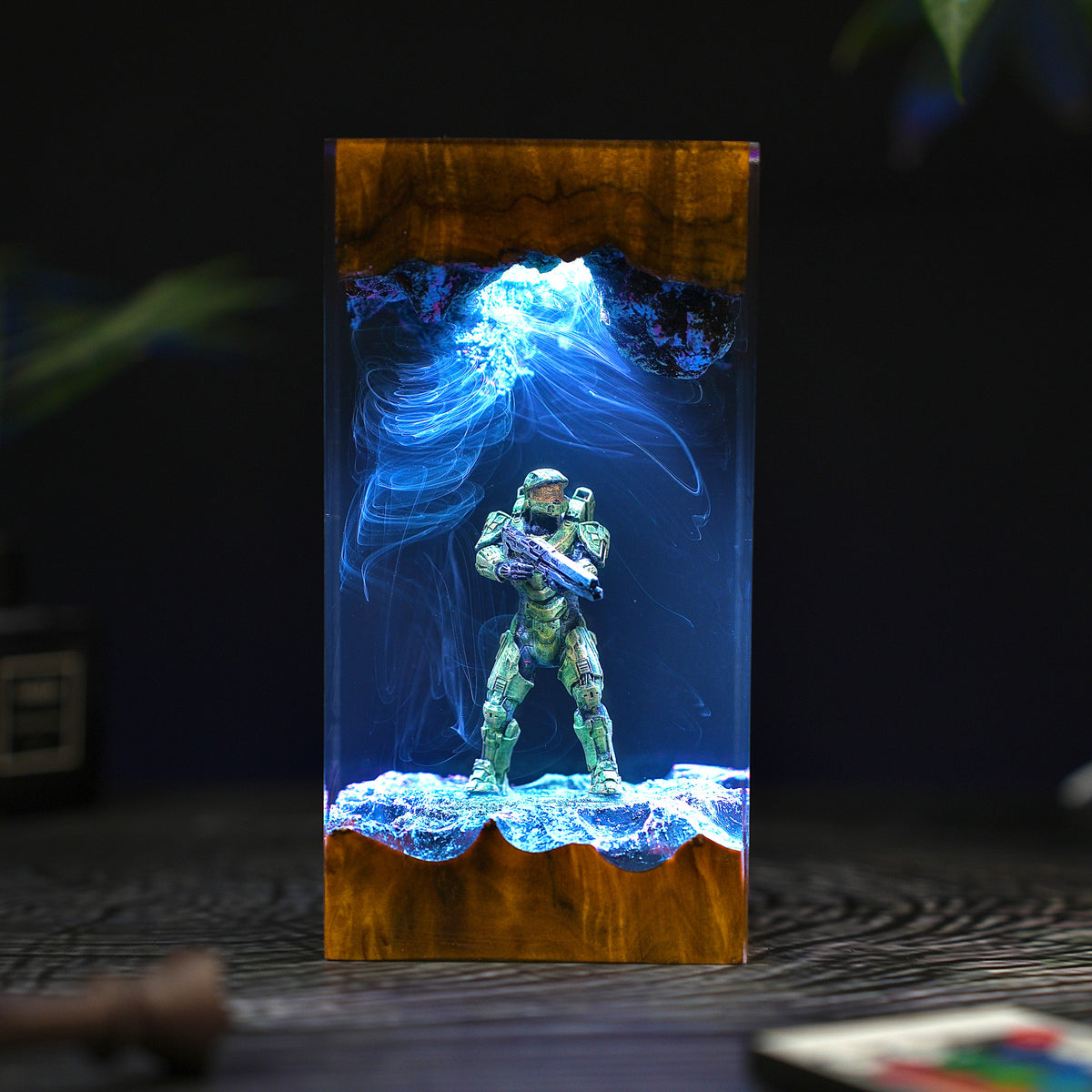Halo Master Chief Resin lamp