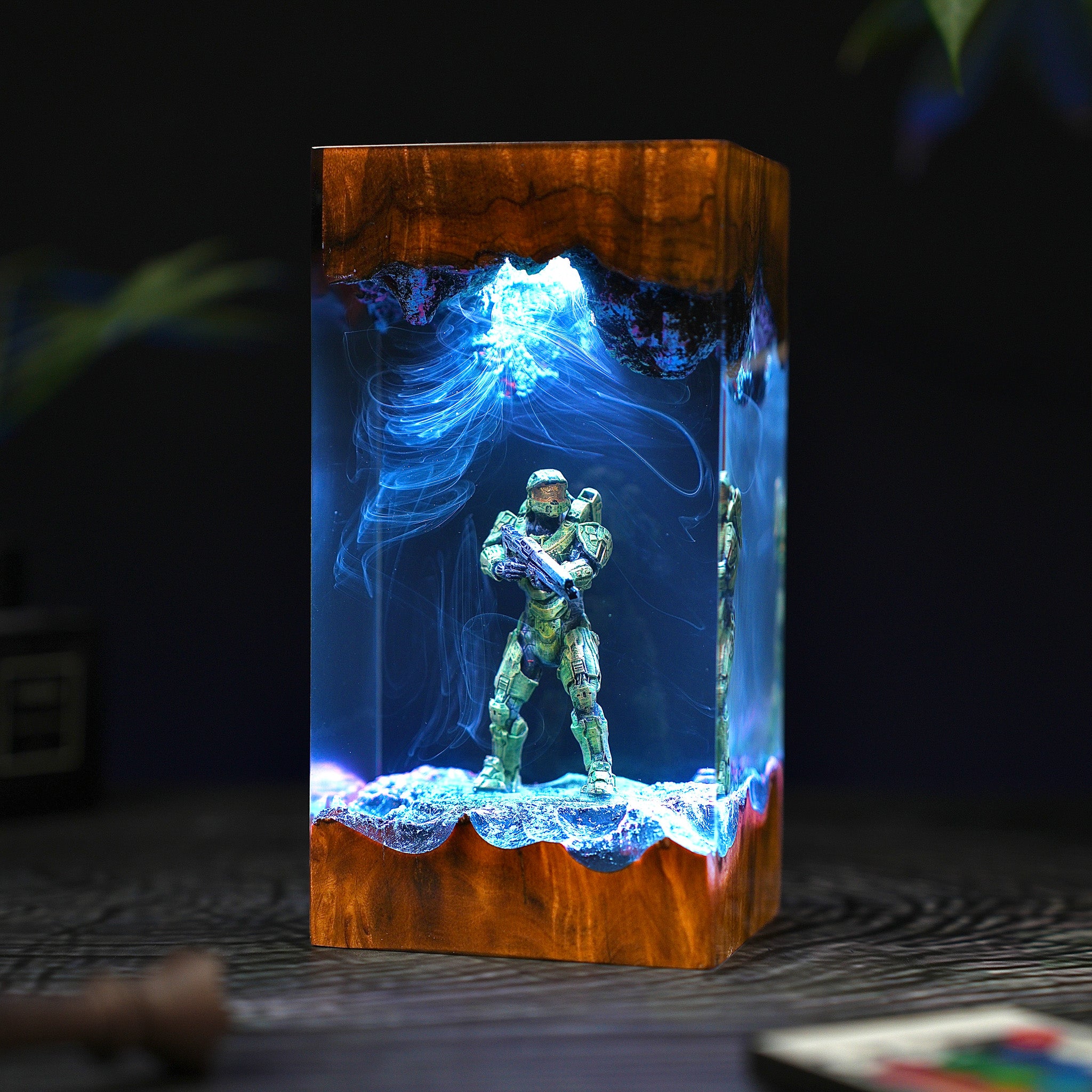 Halo Master Chief Resin lamp