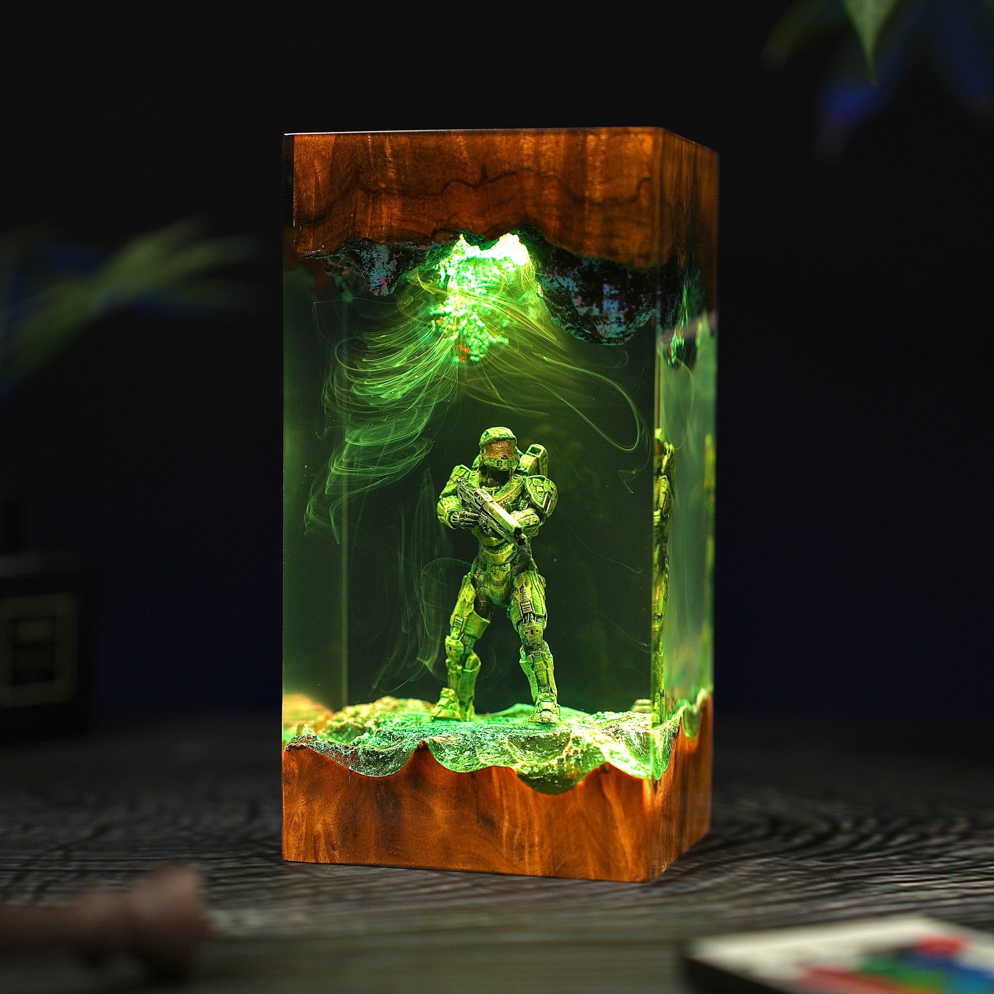 Halo Master Chief Resin lamp