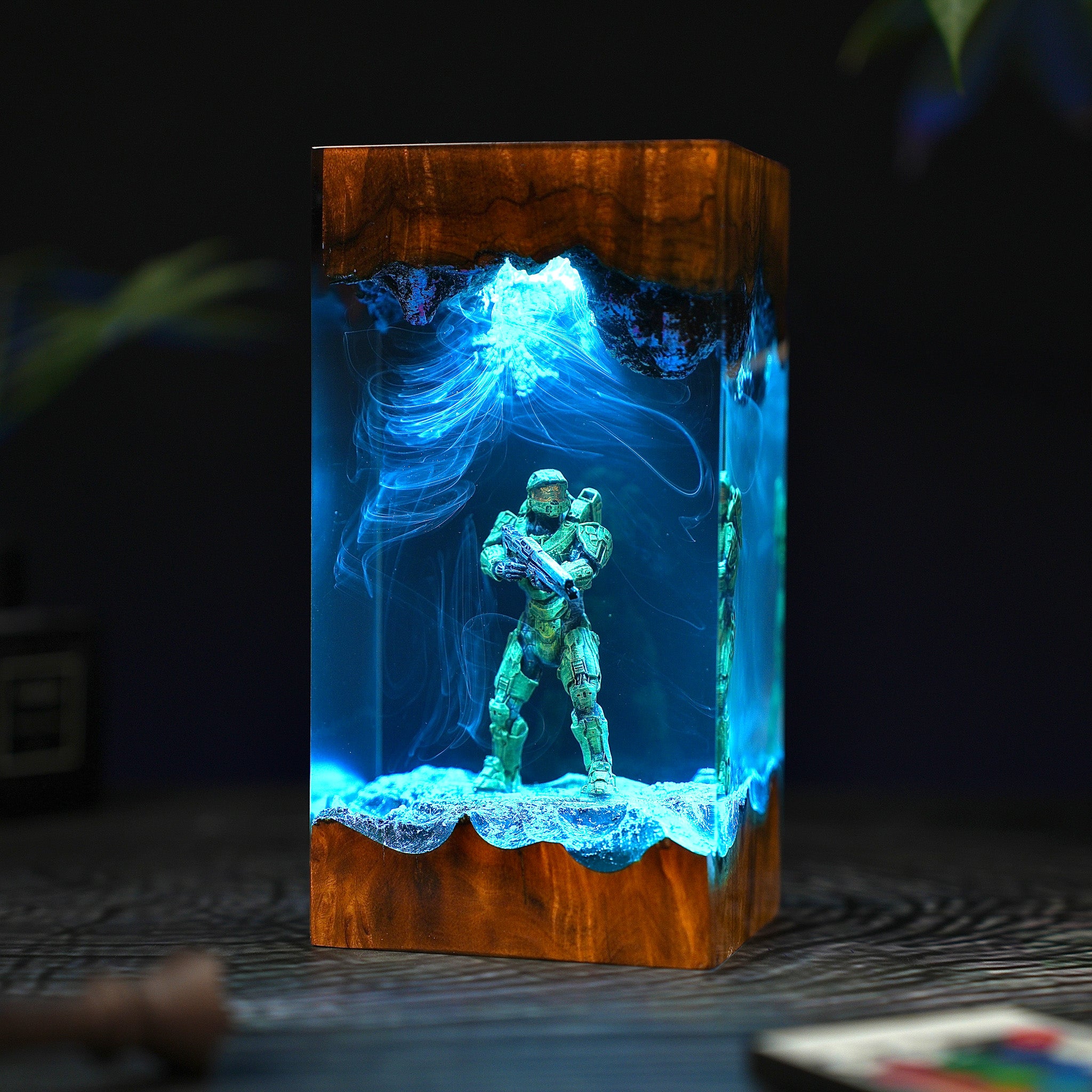 Halo Master Chief Resin lamp