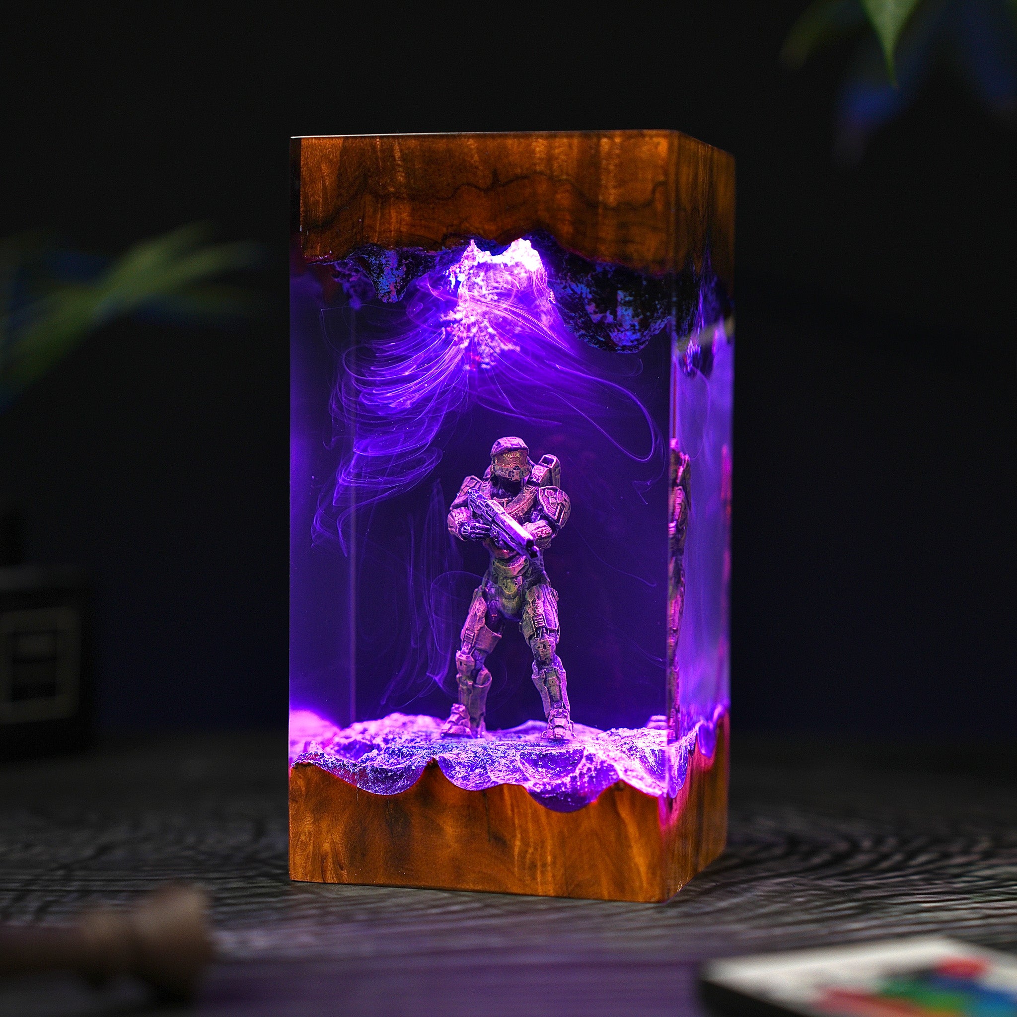 Halo Master Chief Resin lamp