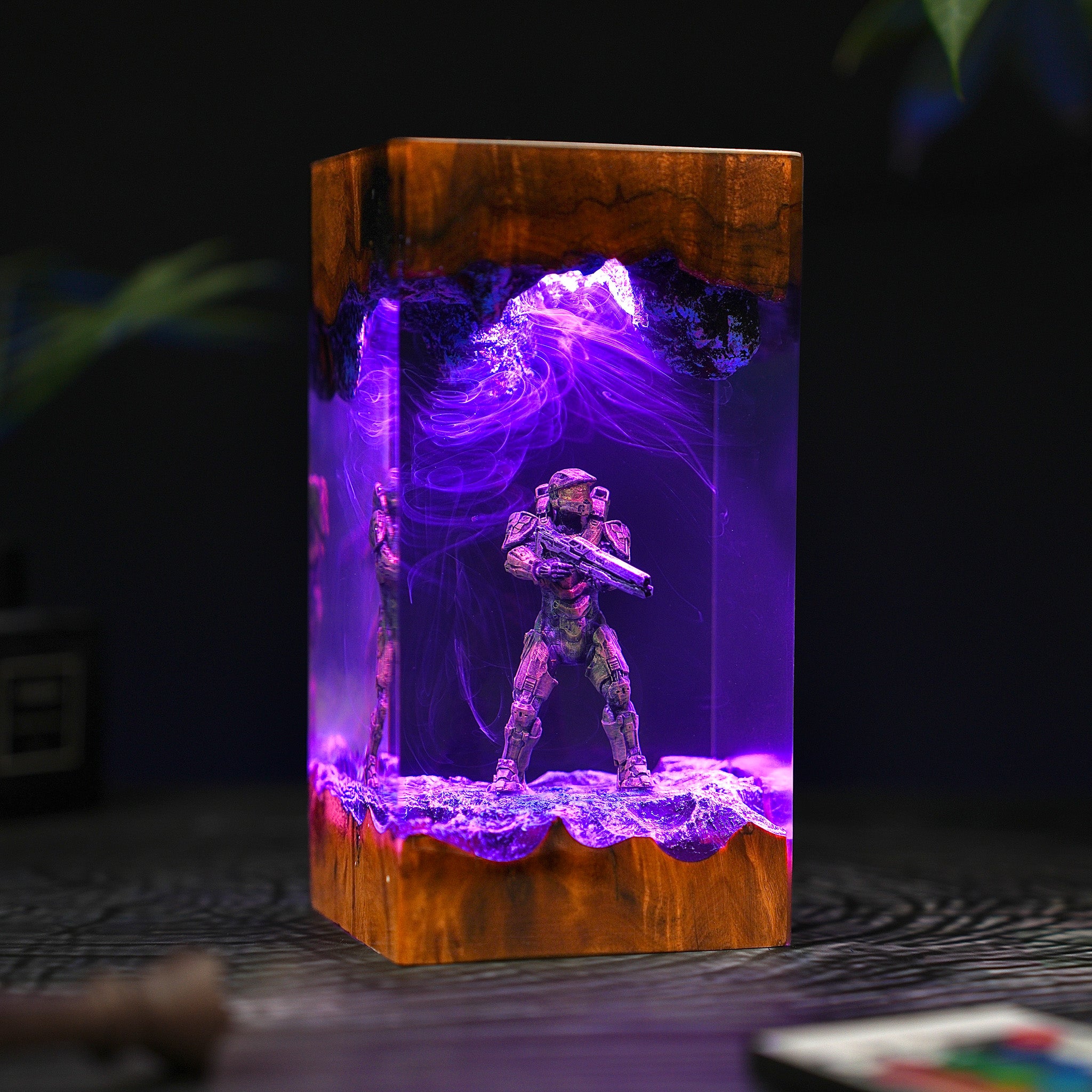 Halo Master Chief Resin lamp