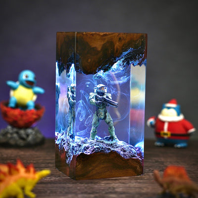 Halo Master Chief Resin lamp