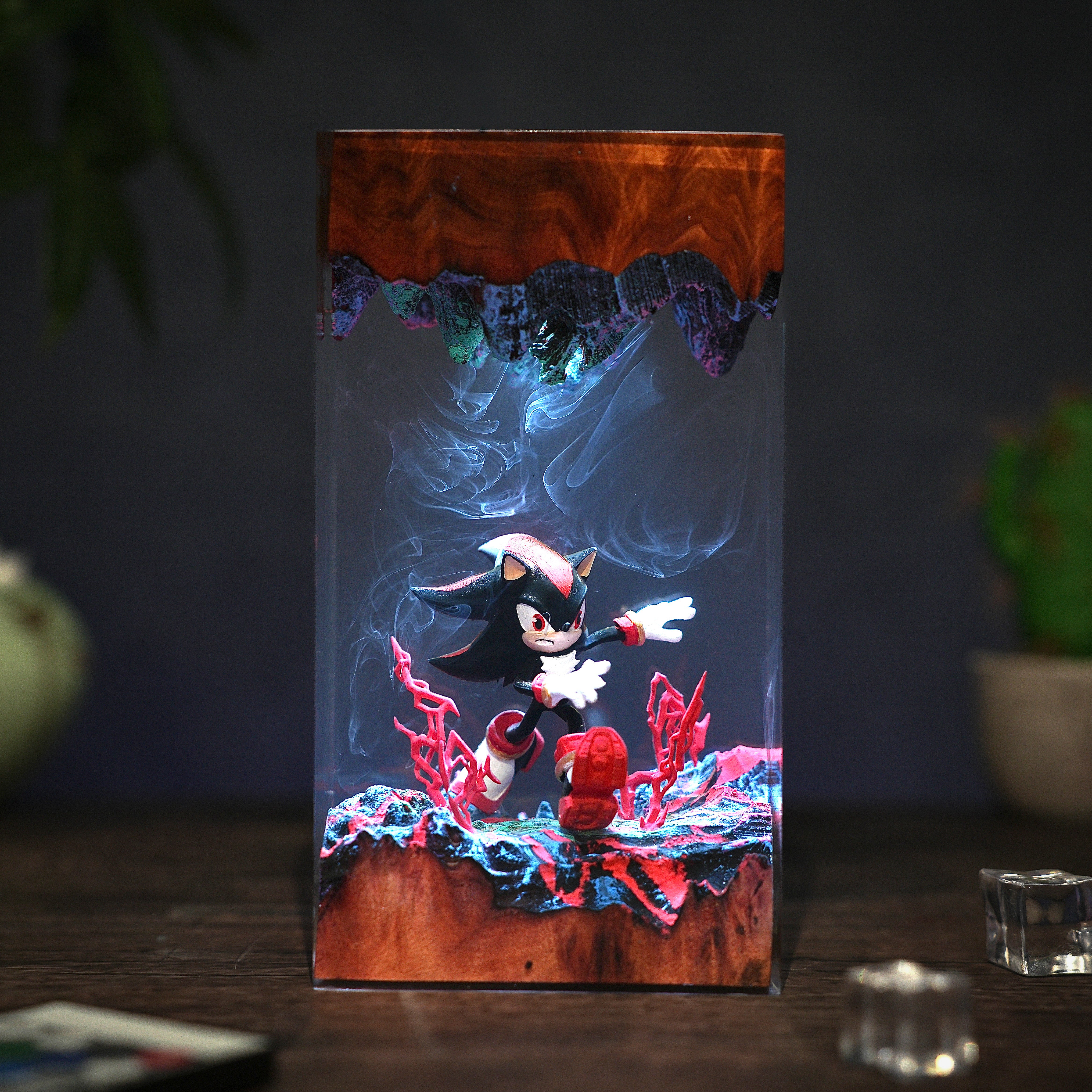 Shadow the Hedgehog Resin lamp