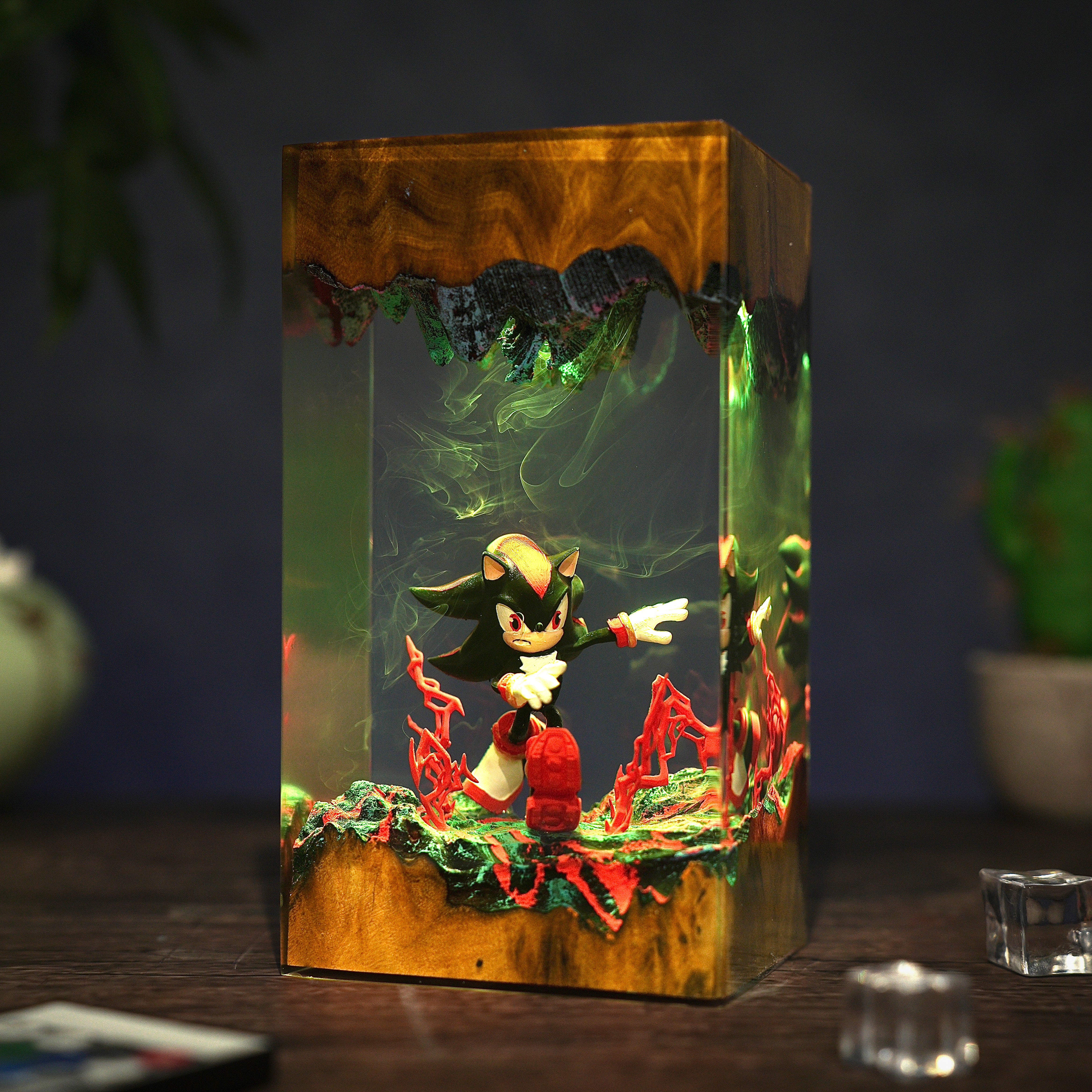 Shadow the Hedgehog Resin lamp