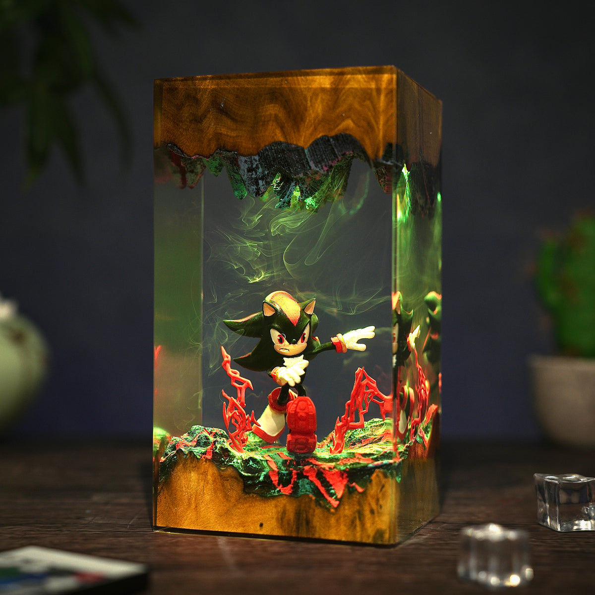 Shadow the Hedgehog Resin lamp