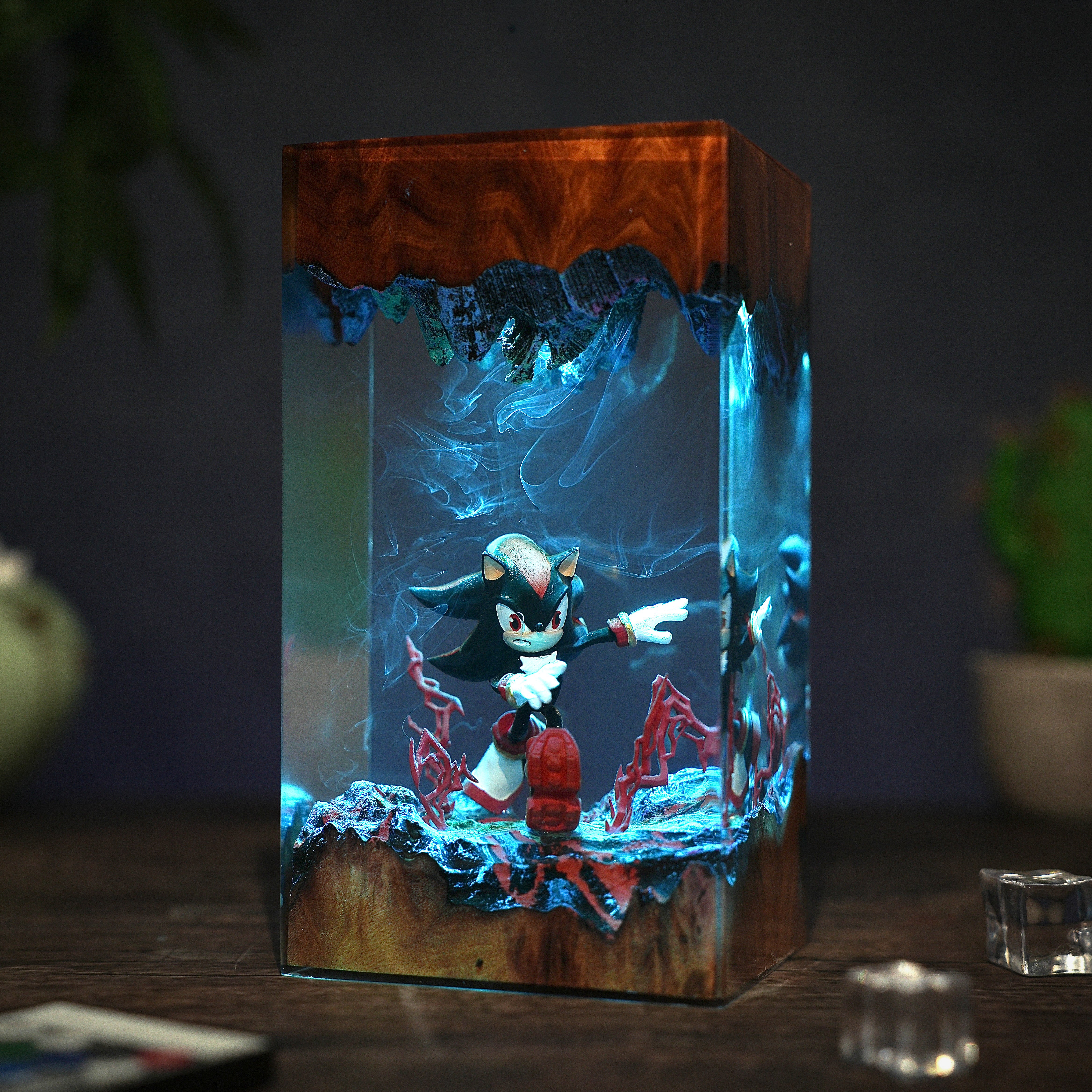 Shadow the Hedgehog Resin lamp