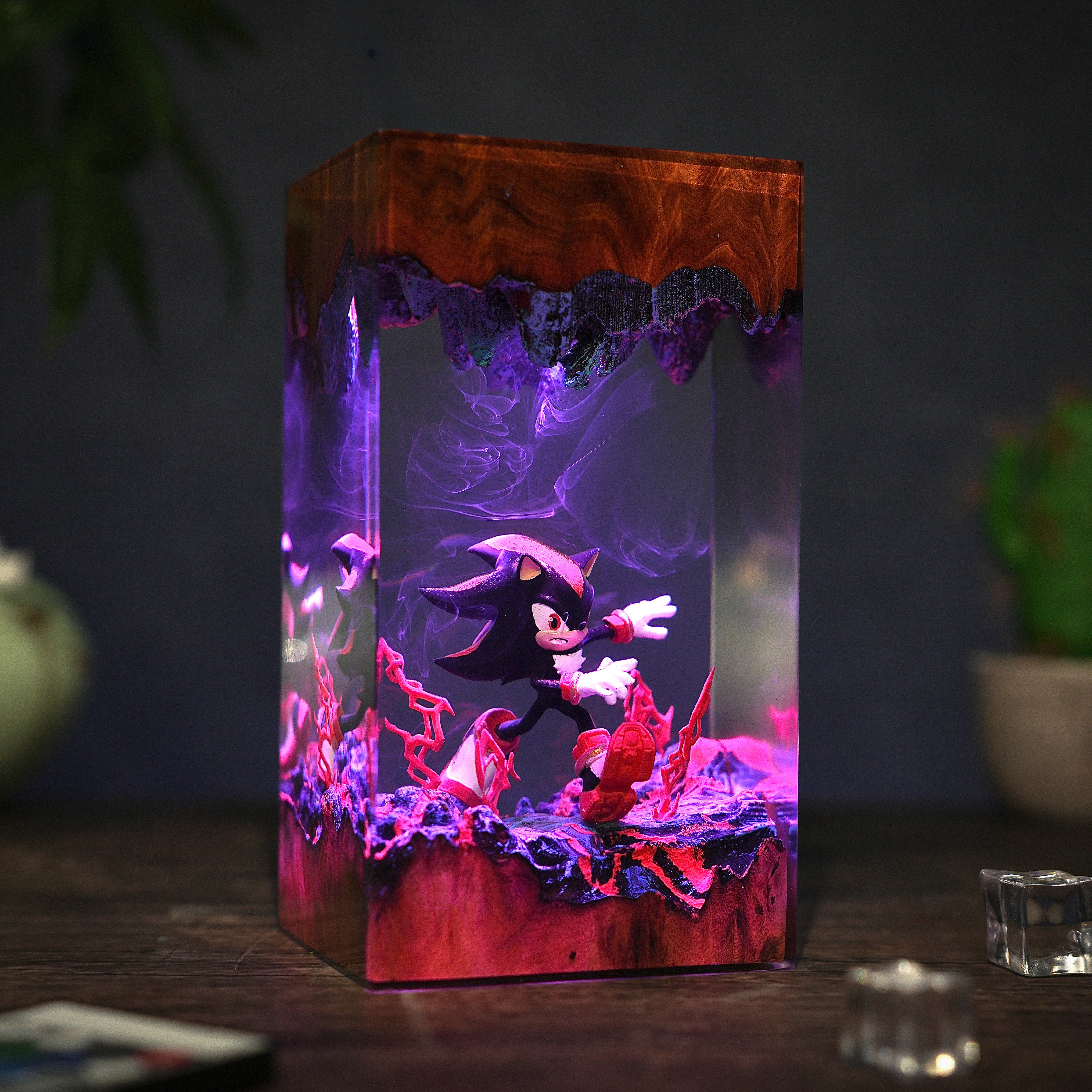 Shadow the Hedgehog Resin lamp