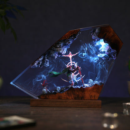 The Black Blade: Eternal Fate Resin Lamp