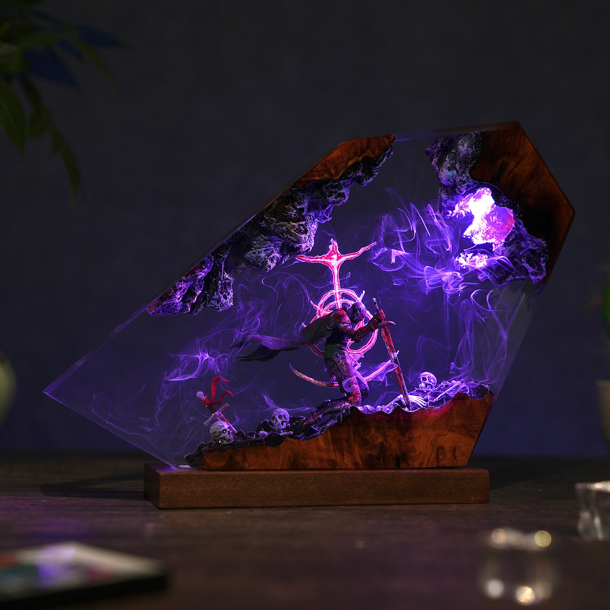 Maliketh, the Black Blade Elden Ring Resin Lamp