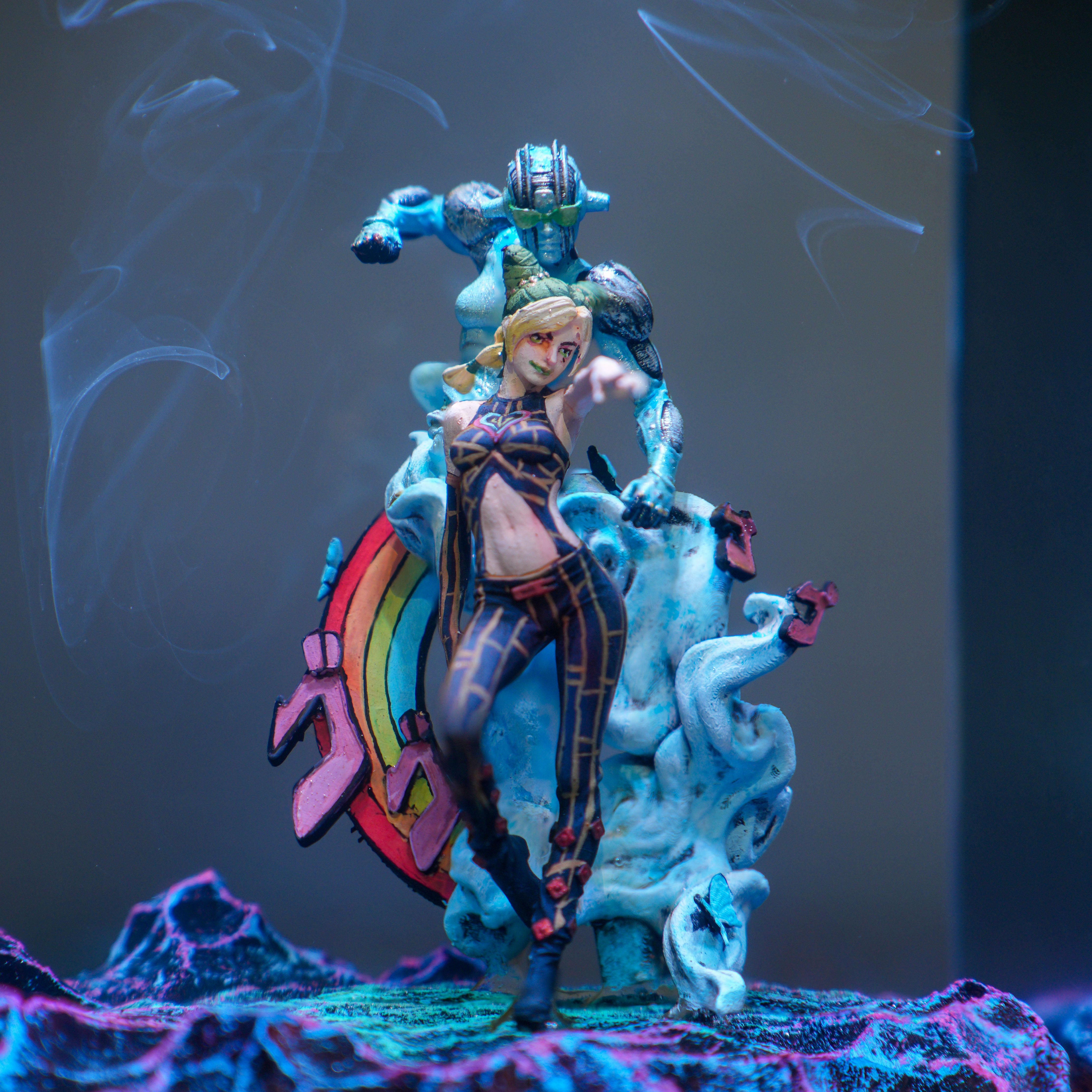 Jolyne Cujoh JoJo Resin lamp