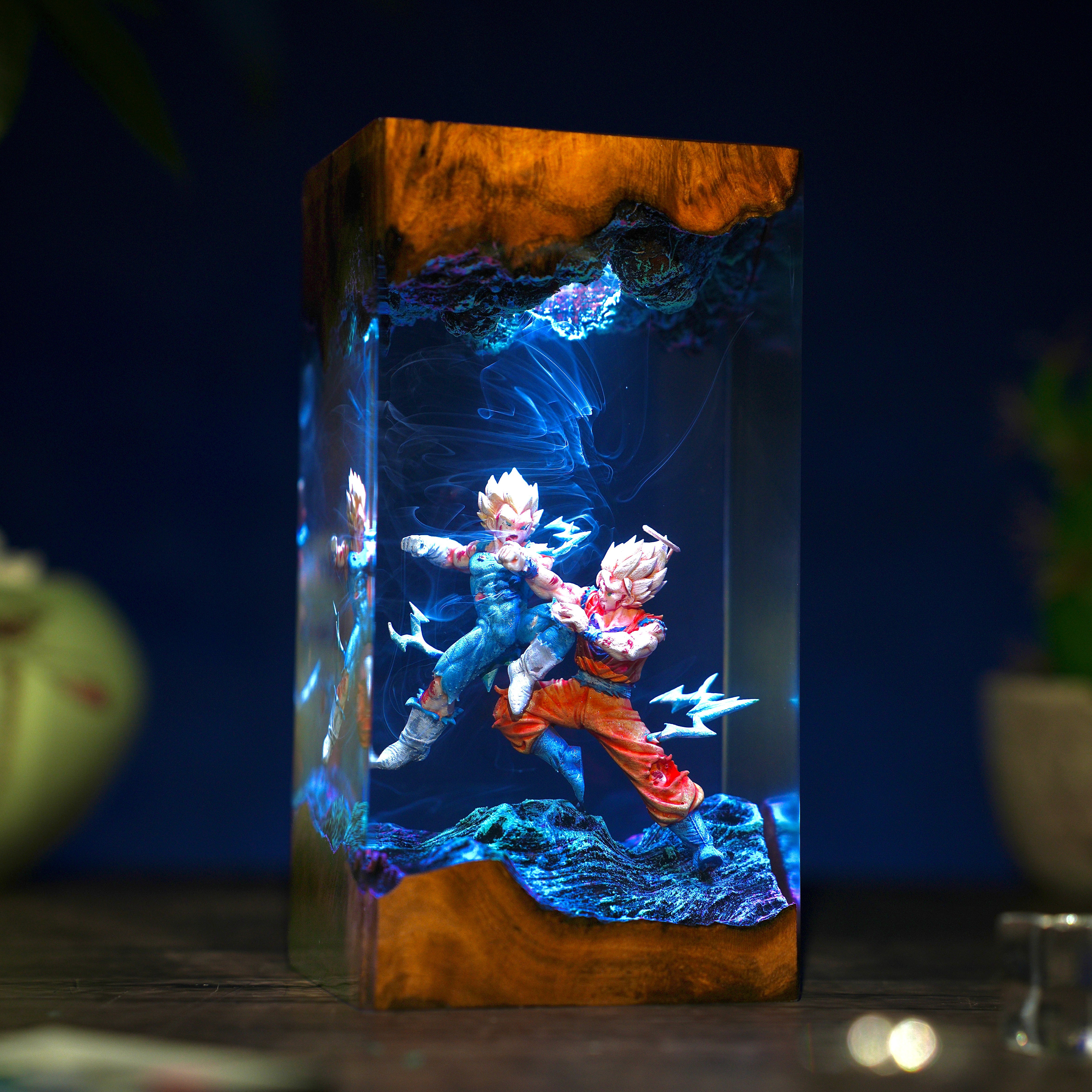 Goku VS Vegeta Resin lamp