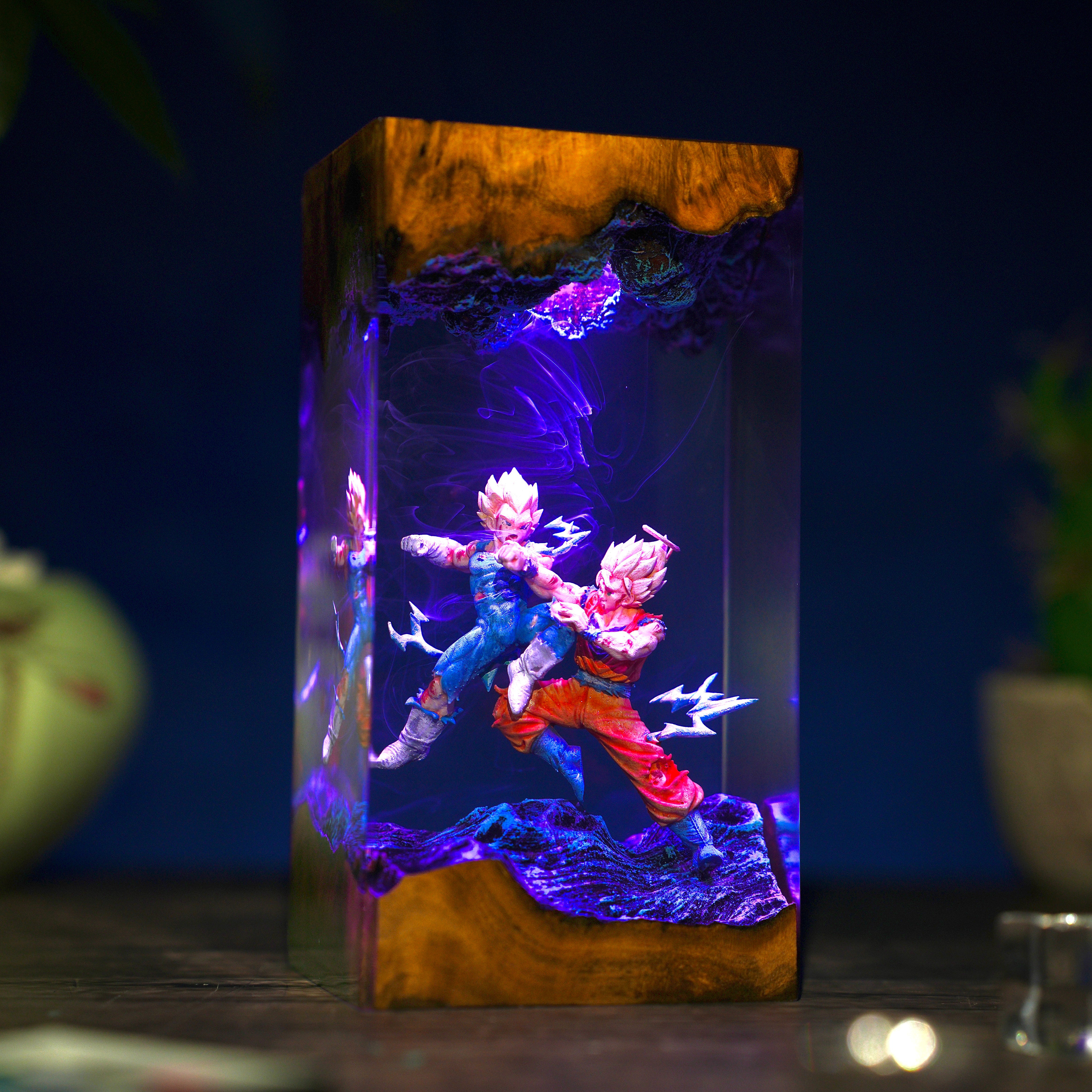 Goku VS Vegeta Resin lamp