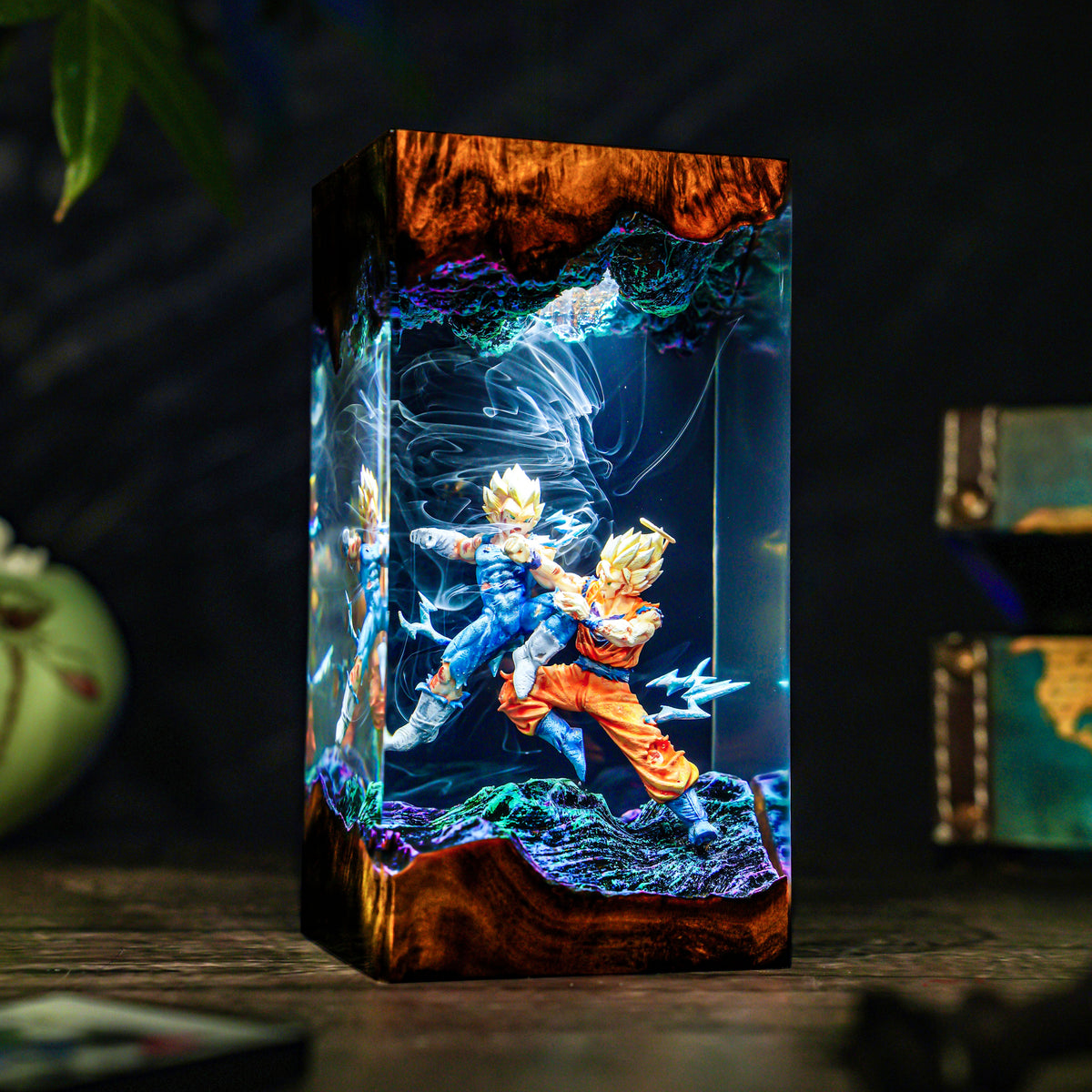 Goku VS Vegeta Resin lamp