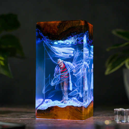 The Dream Stalker: Bladed Glove Resin Lamp